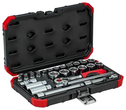 "Socket wrench set 3/8 SW6-24 mm 26 pieces image"