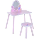 Children's dressing table including stool