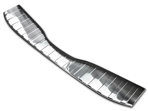 "Stainless steel loading sill protection, Ford MONDEO MK4 TURNIER, 2007-2010 OEM quality soft, deburred edges image"