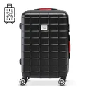 Exopack hard-shell suitcase black 65x41x27cm