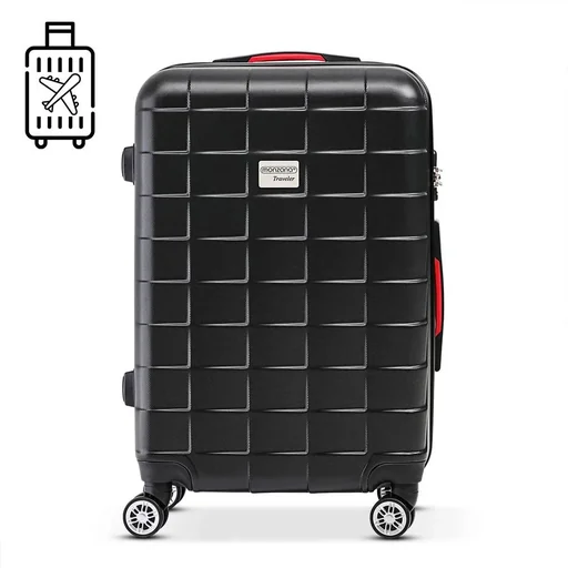 "Exopack hard-shell suitcase black 65x41x27cm image"
