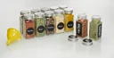 Spice shaker set 12 glasses, 64 pieces