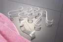 Round radiator hooks, set of 6