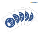 Mandatory sign "Protective mask", 20 cm, 5 pieces