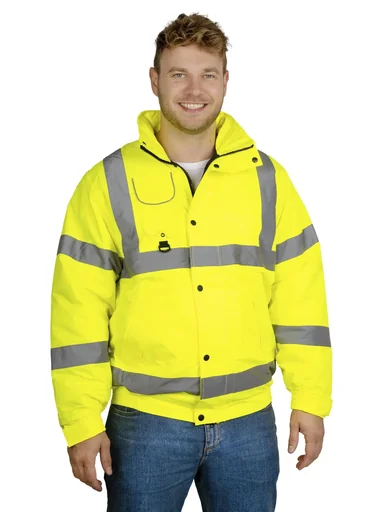 "High-visibility jacket, yellow, size M image"