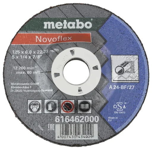 "Grinding disc "Novoflex" 125 x 6.0 x 22.23 mm, 10 pieces image"