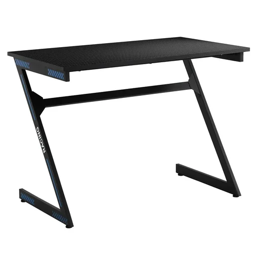 "Computer desk Z-shaped design desk with headphone hook gaming table PC table computer ergonomic adjustable H image"