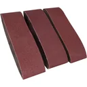 BSA1013 sanding belts, 75x533mm (P60, P100, P120), 3-piece