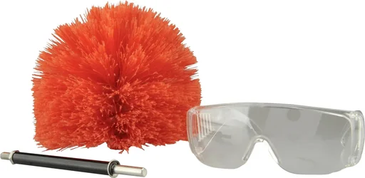 "Round brush red image"
