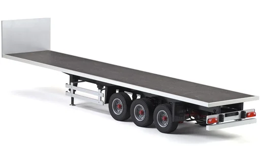 "1:14 3-axle flatbed trailer Ver.II image"