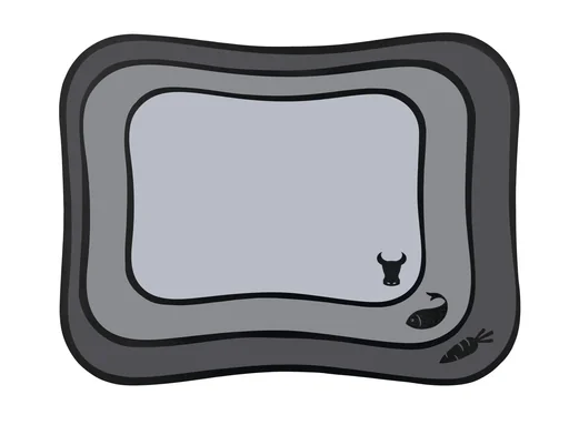 "Cutting mat set, 3-piece image"