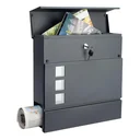 Designer mailbox with window in ant
