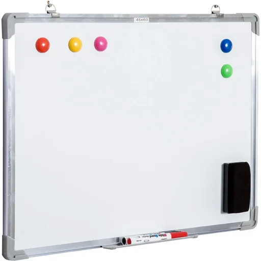 "Magnetic board including accessories white image"
