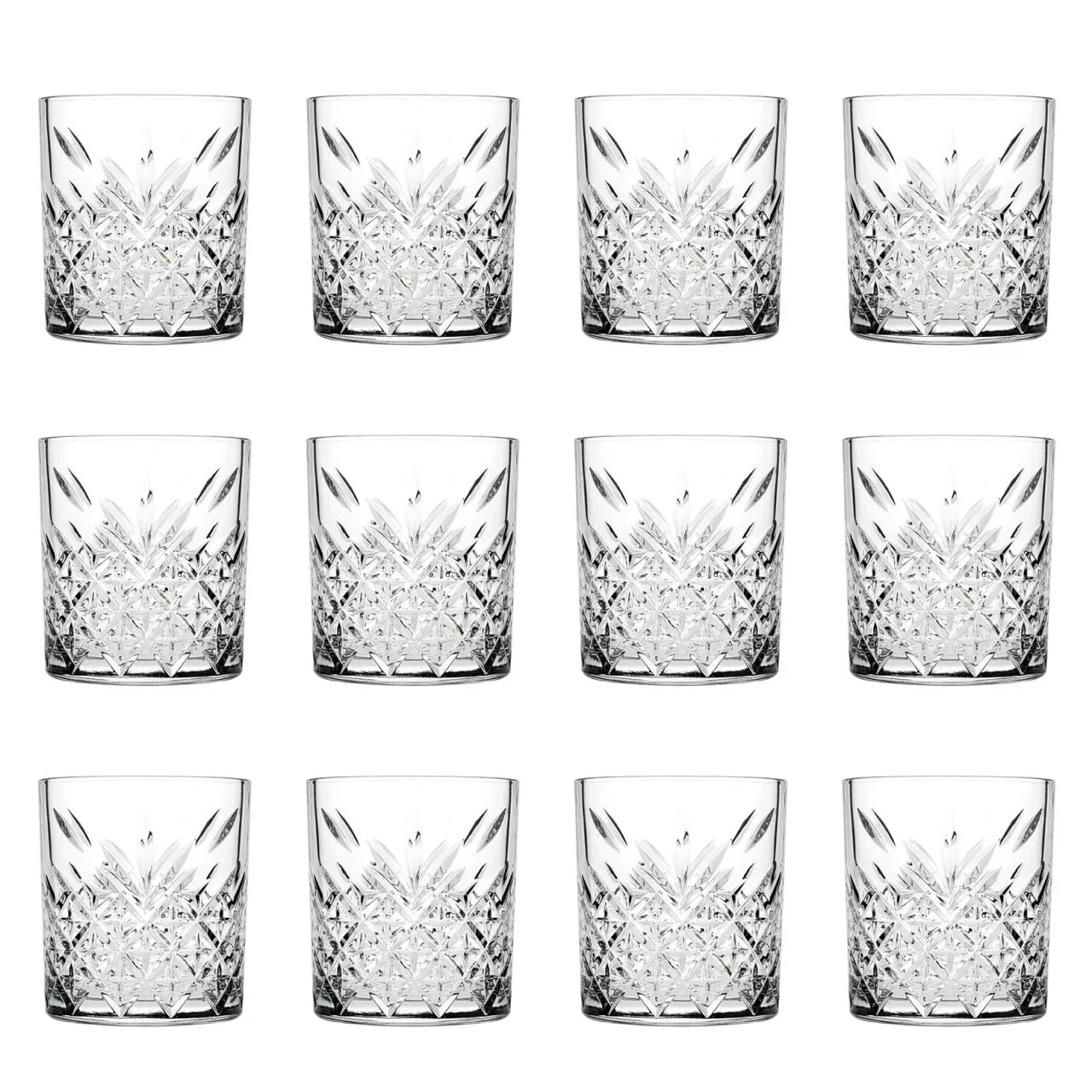 "Cocktailglazen, whiskey glazen 12 Set - Timeless, 345 ml image"
