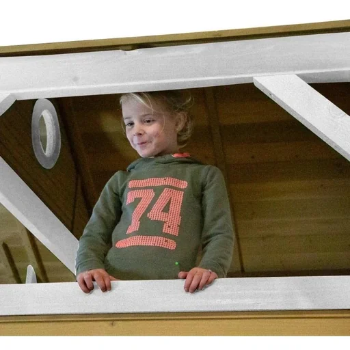 "Simba Play Tower Brown/White - Red Slide image"