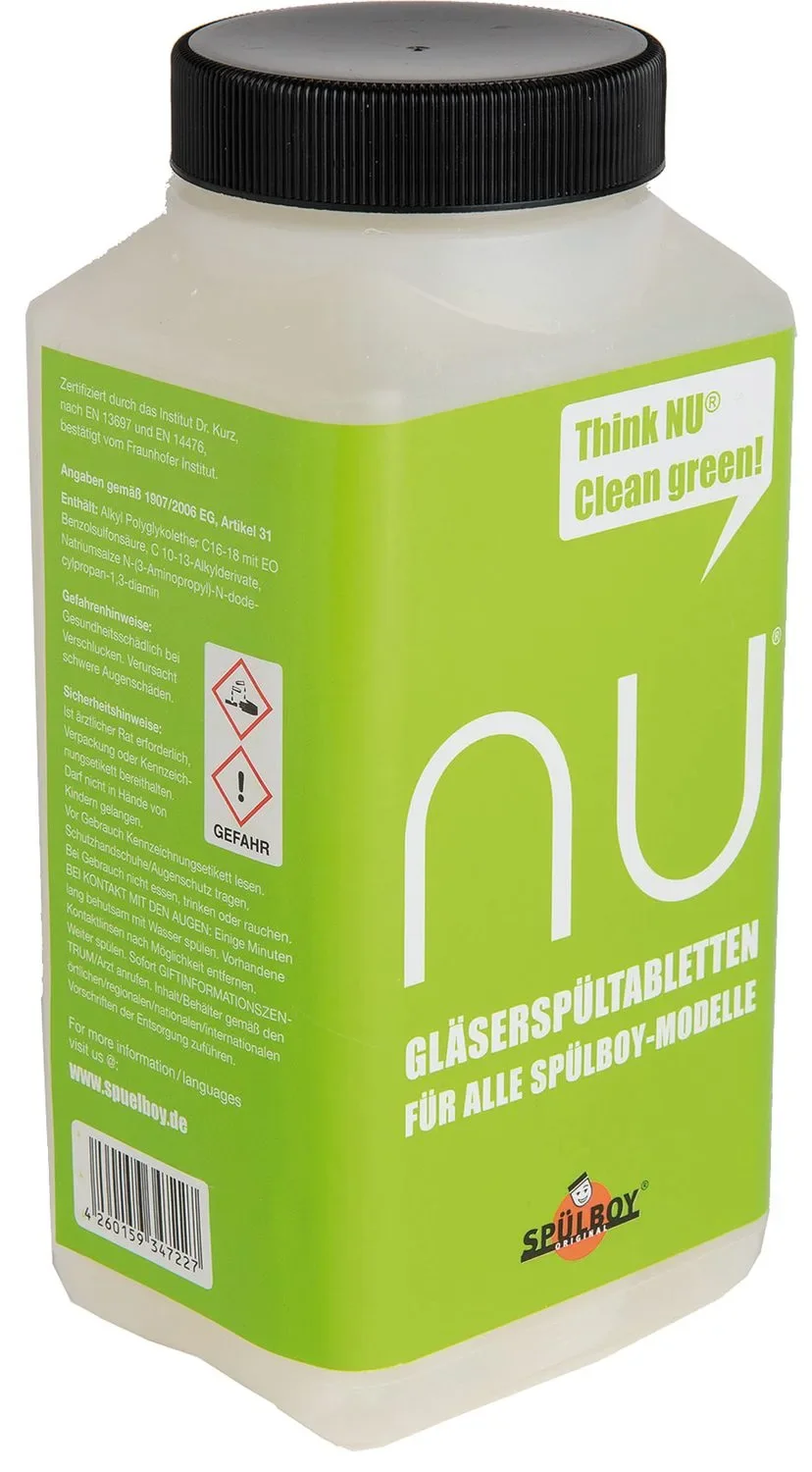 "Vaatwastabletten, Glazen spoeltabletten voor SPÜLBOY NU - 100 tabletten image"
