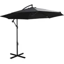 Cantilever umbrella with hand crank