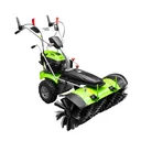 Sweeper "ZI-KM1000", with snow blade, 3600 watts, green