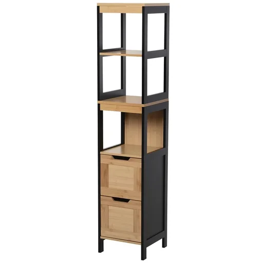 "Bathroom shelf with 3 shelves image"