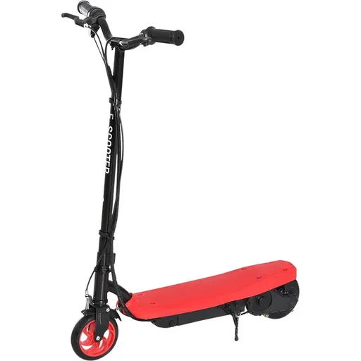 "E-Scooter Kick Scooter Children's Scooter Children Scooter Metal Red image"