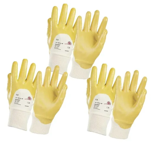 "Nitrile work gloves size 10 image"