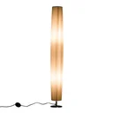 Floor lamp E27 stainless steel 120cm white