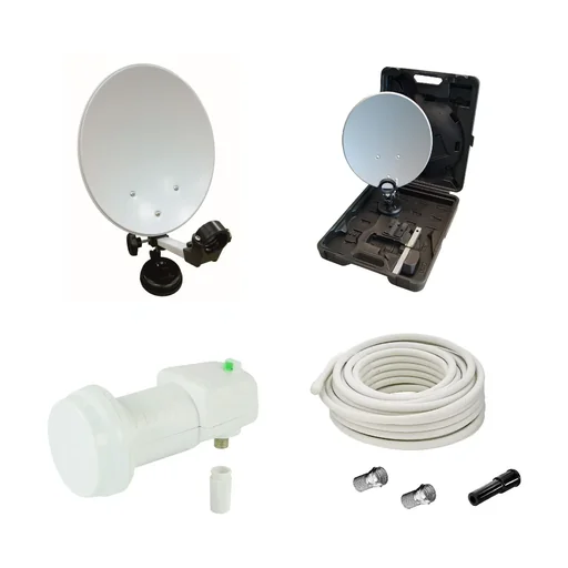 "SAT Camping Set without Rec. in case, suction cup and mast holder image"