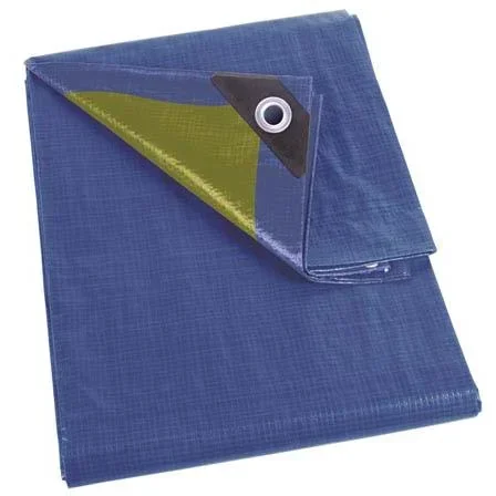 "Tarpaulin - Blue/Khaki - Strong - 12 x 15 m image"