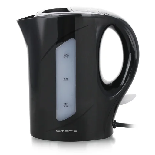 "Kettle, 1 liter, 900 watts, black image"