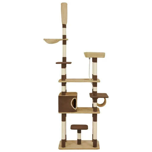 "Cat scratching post with sisal scratchers image"