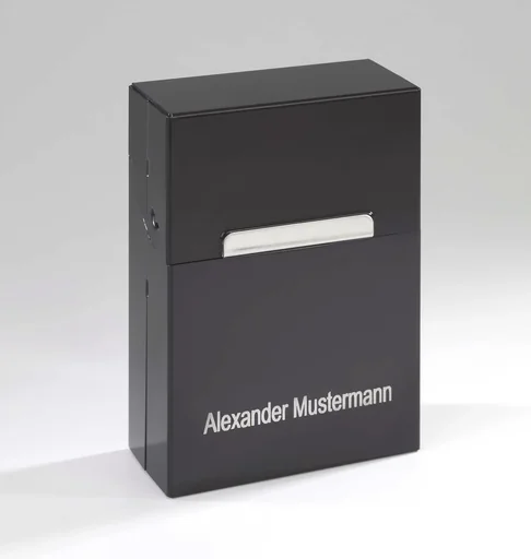 "Cigarette case, black image"
