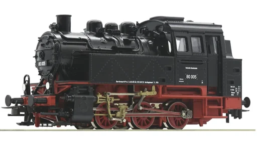 "Steam locomotive class 80 of the Deutsche Bundesbahn, H0, DC image"