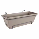 Balcony box Barcelona All-In-1 taupe 50 cm