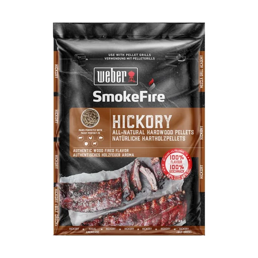 "Weber SmokeFire 100% natural wood pellets Hickory image"
