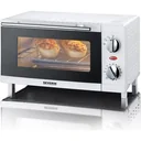 Freestanding mini oven - 800 watts - silver