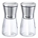 Spice mills stainless steel, 2-piece