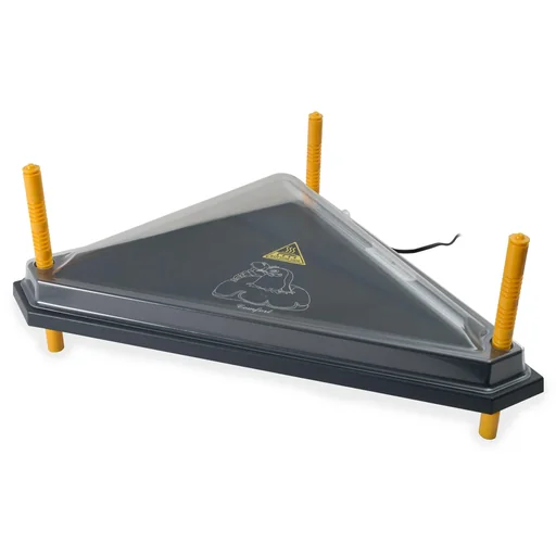 "Comfort triangular heating plate 40x40cm for chicks, 24W/ 220-240V image"