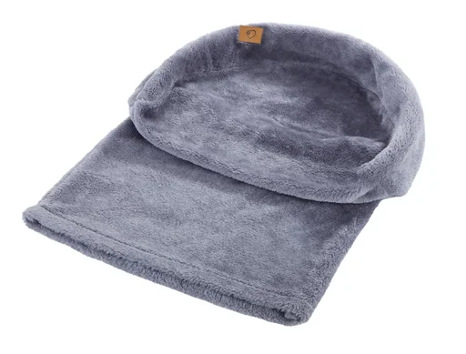 "Cat bed for the heater, gray image"