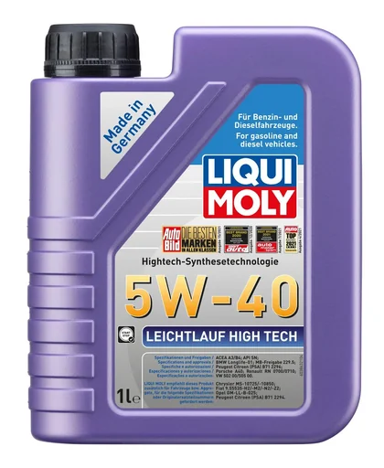 "Low-friction engine oil High Tech 5W-40, 1 liter image"