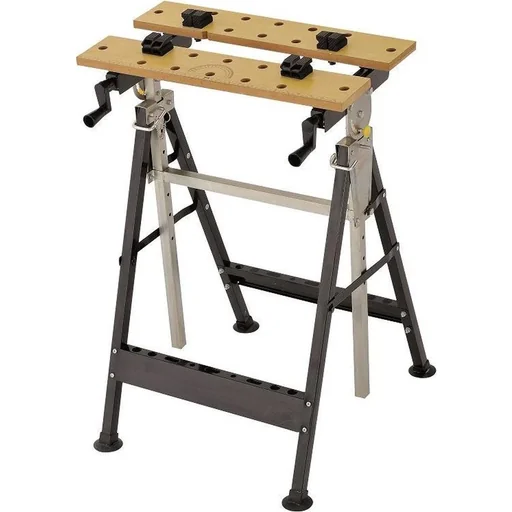 "Adjustable steel workbench - foldable - 81x62x70cm image"
