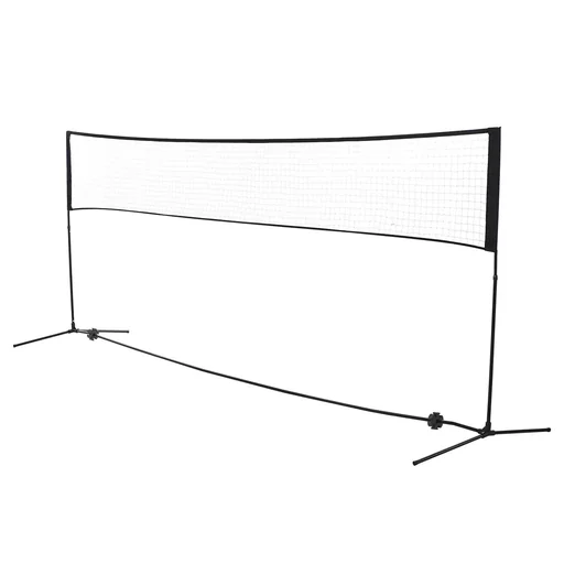 "Badminton net height adjustable black image"
