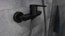 Shower fitting, Schwarz matt