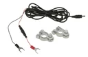 Connection cable for car/electric fence battery, 3 m long