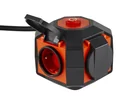 4-way socket cube Powerglobe for hobby and workshop IP44
