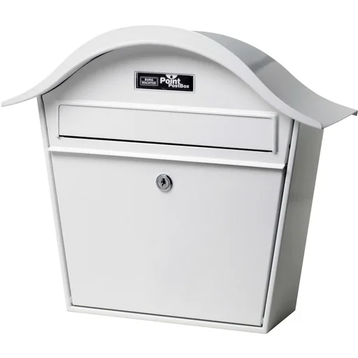 "Holiday White Mailbox image"