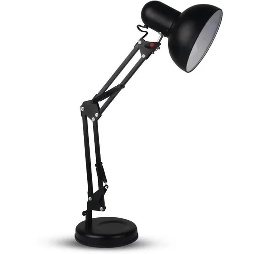 "VT-7512 Desk lamp - Table lamp with adjustable arm - black - E27 image"