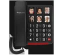 Large button telephone with 6 picture dial buttons