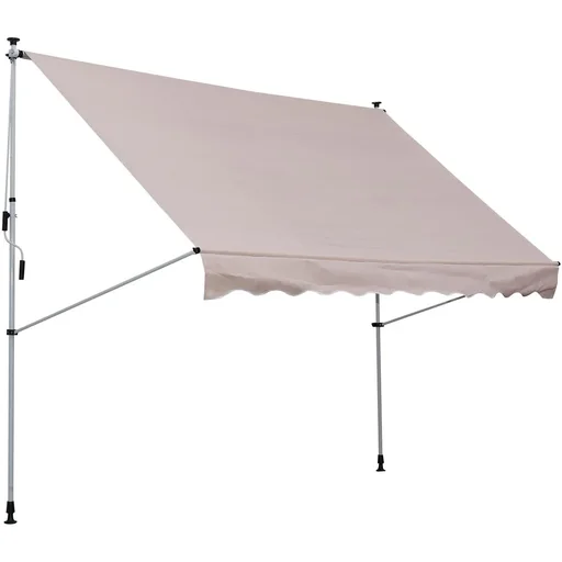 "Clamp awning with hand crank image"