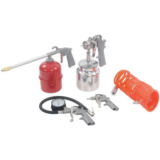 "Air compressor accessory kit - 3.5 to 4.8 bar - 85 to 170 l/minute - 5 pieces image"