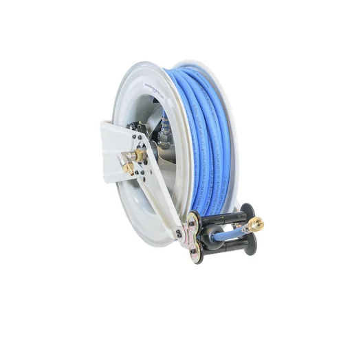 "Hose reel OSM410 with 20 m PVC compressed air hose image"